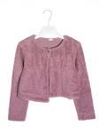 Cardigan in Ecopelliccia