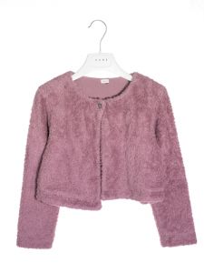 Cardigan in Ecopelliccia
