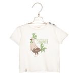 T-Shirt in Cotone Fiammato