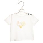 T-Shirt in Cotone Fiammato