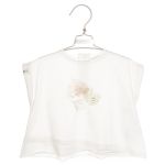 T-Shirt in Cotone Fiammato