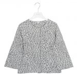 Cardigan in Felpa Jacquard
