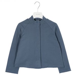 Cardigan in Felpa Collo Dolcevita