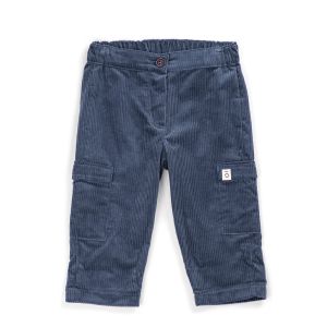 Pantaloni Cargo in Velluto a Coste