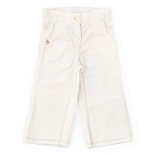 Pantaloni Flaire in Twill Mistolino