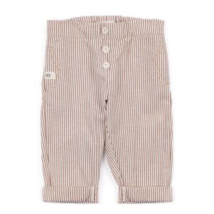 Pantaloni Regular in Cotone Fiammato