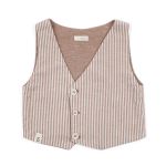 Gilet in Cotone Fiammato