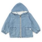 Giubbino in Denim Delavé
