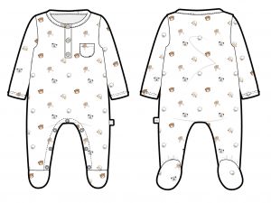 Tutina in Jersey di Bamboo