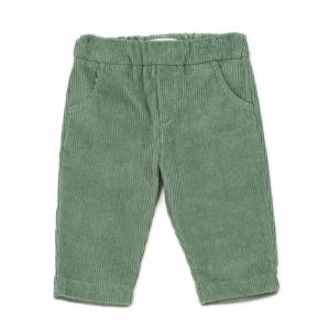 Pantaloni in Velluto Stretch a Coste