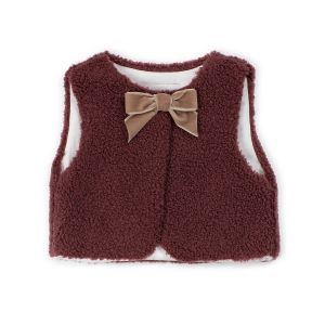Gilet in Pelliccia Bouclé